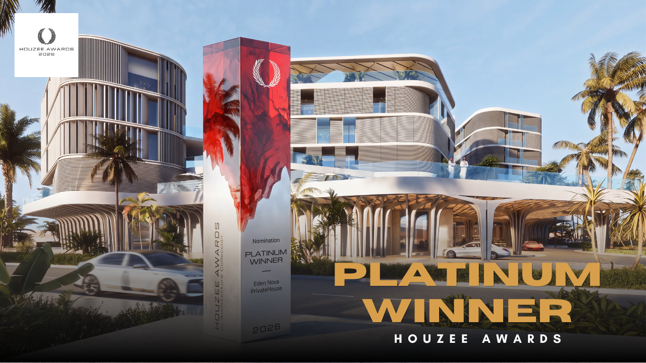 Read more about the article Eden Nova Wins Platinum at Houzee Awards 2026 | PrivateHouse